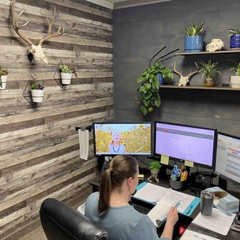 Colorful 2025 Western hunting application deadlines calendar highlighting key states like Wyoming, Utah, Colorado for big game draws