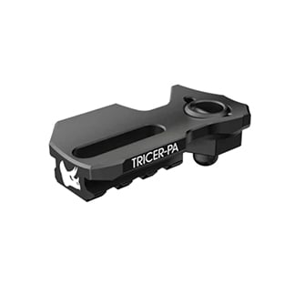 Tricer PA Picatinny adapter on rifle